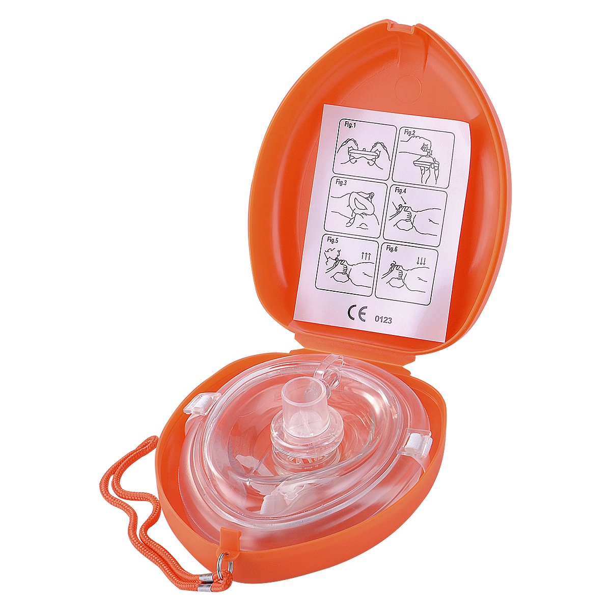 Buy Aurelius Pocket CPR First Aid Emergency Resuscitation Face Shield With OneWay Valve CE&ISO