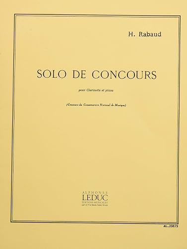 Download SOLO DE CONCOURS OP10 CLARINETTE ET PIANO PDF