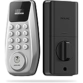 DESLOC C100 Keyless Entry Door Lock with Keypad - Smart Deadbolt Lock for Front Door with 2 Keys - Auto Lock - Easy Installat