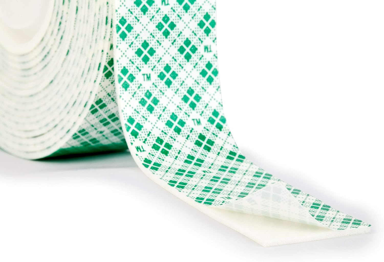 Scotch Brand 112L Permanent Mounting Tape, 1 Inch x 125 Inches, White - Double Sided Tape - 