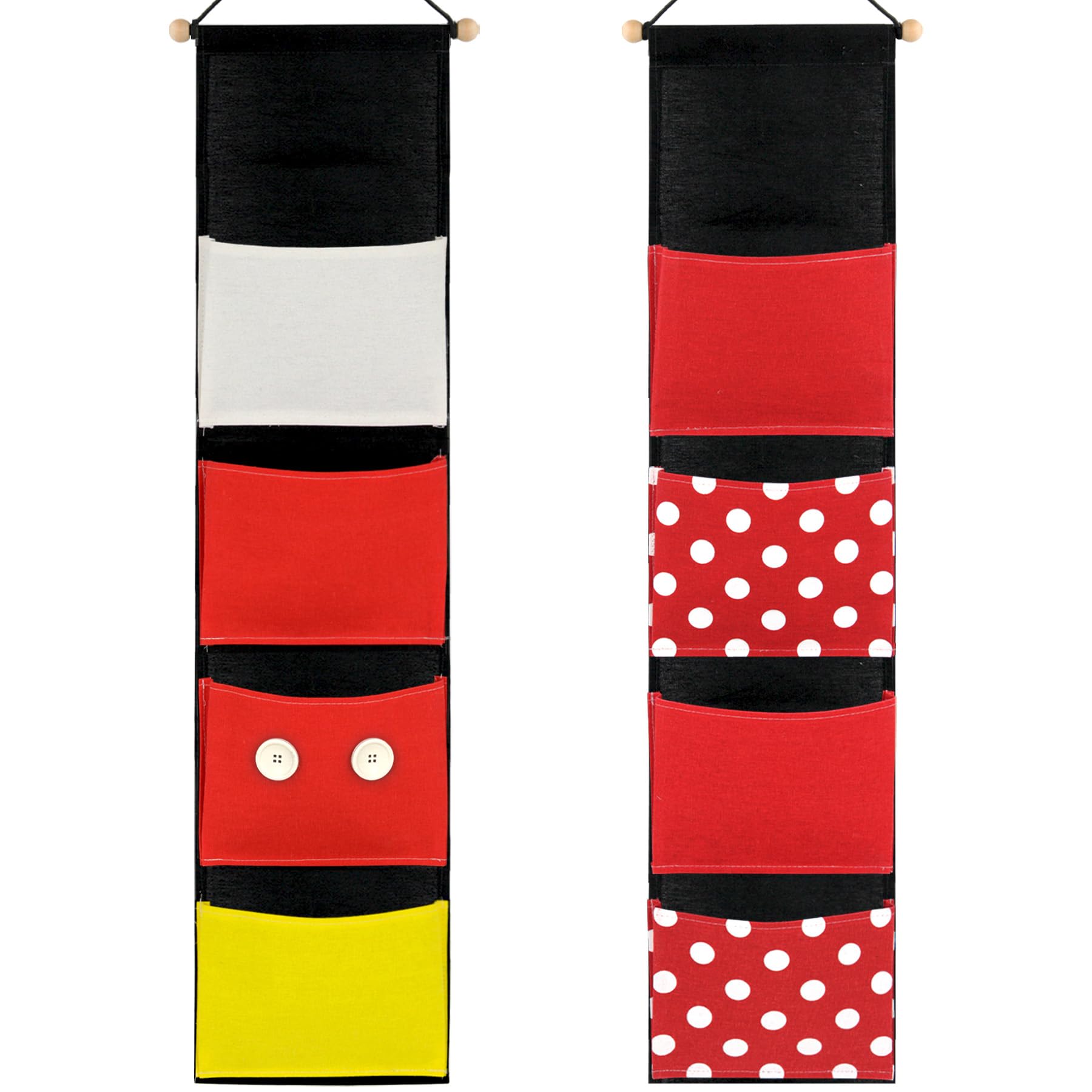 Photo 1 of ***PARTIAL SET / ONLT 1*** RUNROLE 2 Pack Narrow Fish Extenders - 4 Pocket Hanging Storage Organizer, 8 Inch Width to Right Fit The Cabin Door, Easily Customize, 2026 & 2027 FE for Gift Exchanges and Pixie Dust