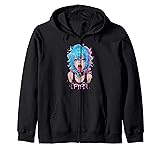 Ahego Anime henti Waifu Zip Hoodie