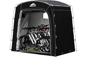 MAIZOA Bike Storage Shed Tent, 83 * 32 * 73 in Outdoor Portable Storage Tent, Made of 210D Oxford Cloth PU4000mm Waterproof Fabric, Suitable for Storing Bicycles, Motorbikes, Garden Tools