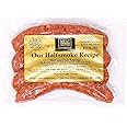 MeatCrafters Half Smoke Recipe Beef & Pork Sausage, Minimally Processed, No Artificial Ingredients, 14oz (4-Pack, 16 Total Links)