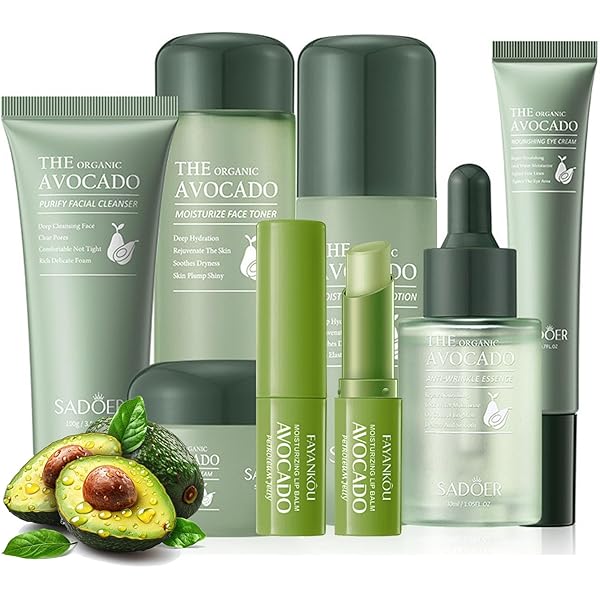 Amazon.com: Avocado Skincare Sets, 6Pcs Skincare Gift Set with