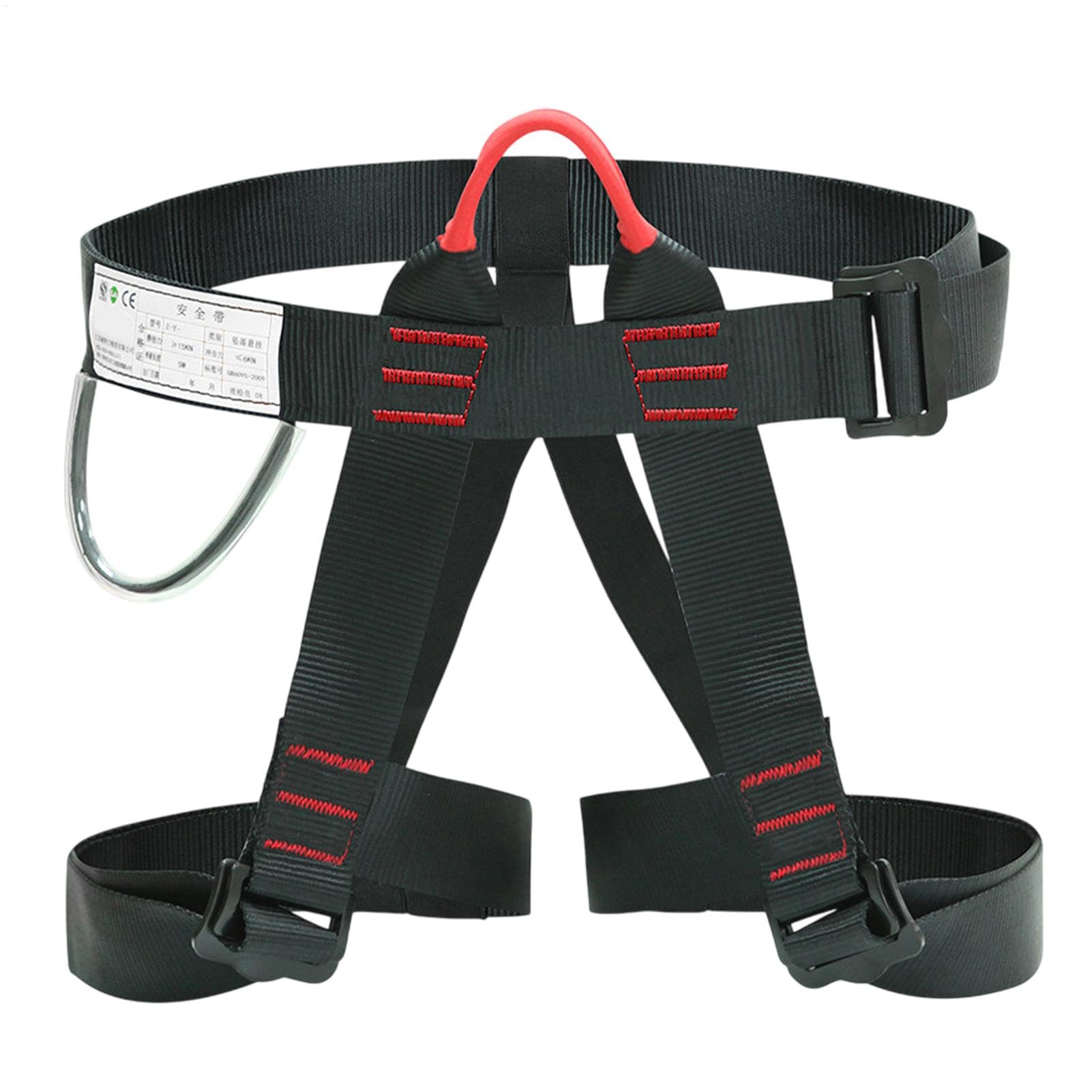 Roof Climbing Harness - Climbing Belt, Fire Rescue | Thick Professional Half Body Safety Belt Climbing Gear for Rappelling and Other Outdoor Adventure Activities, Tree Climbing, Rock Climbing