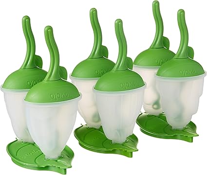 Amazon Tovolo バグアイスキャンディー型 スティック付き アイスキャンディーメーカー Bpaフリー 食品に安全 カブトムシ てんとう虫などの形状 自家製ジュースアイスキャンディーに最適 6個セット スタンド付き グリーン Tovolo 調理 製菓道具 通販