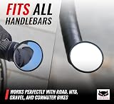CatEye BM-45 Bar End Mirror Clear RearView Aluminum Glass 45mm Lens view 6