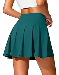 SANTINY 14" Tennis Skirt Golf Skorts with Pockets