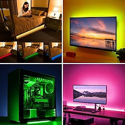 HOUHUI USB LED Strip Lights Kit, 4 Pre-Cut