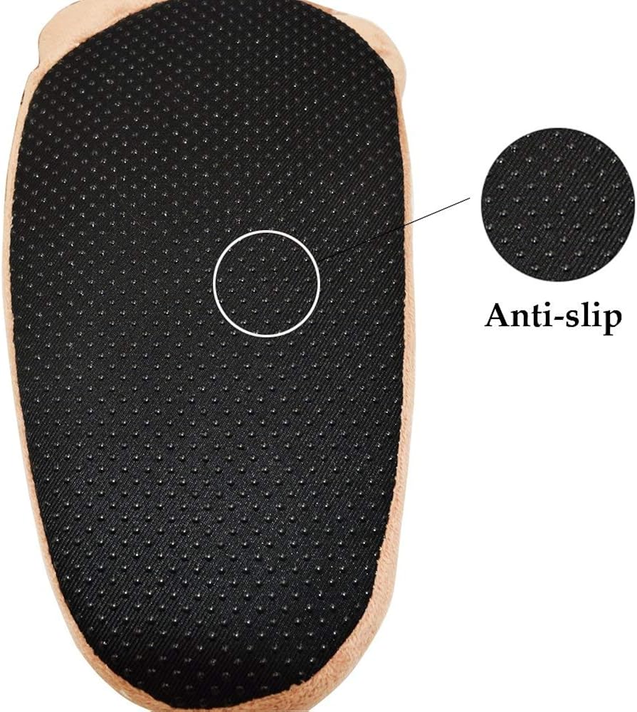  | Ibeauti Men's Big Feet Furry Monster Adventure Slippers, Comfortable Novelty Warm Winter Hobbit Feet Slippers for Adults (Men: US 11) Brown | Slippers
