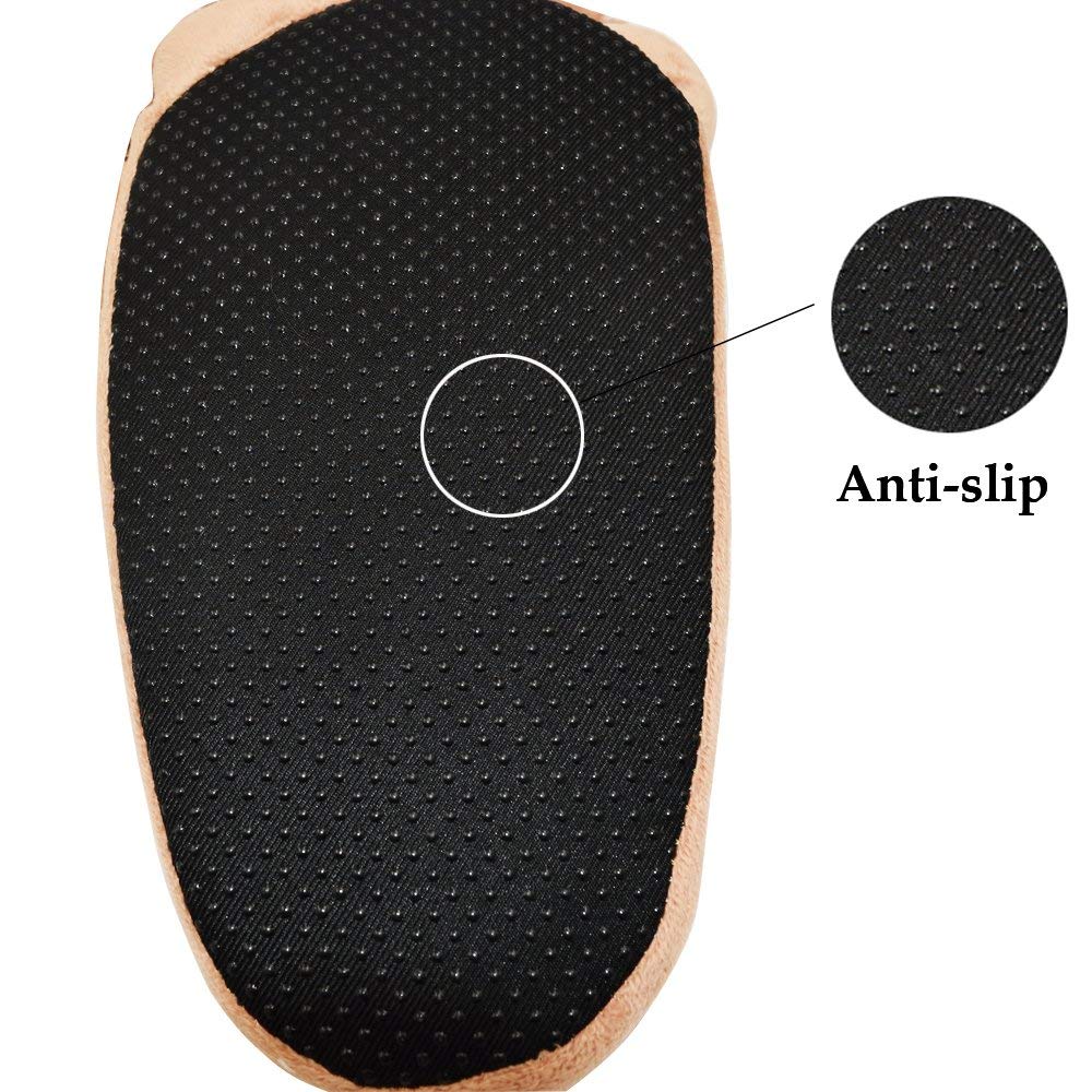 Ibeauti Men's Big Feet Furry Monster Adventure Slippers, Comfortable Novelty Warm Winter Hobbit Feet Costume Gift Slippers for Adults (Men: US 11)