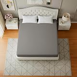 IR Imperial Rooms King Size Fitted Sheet Extra Deep Grey Microfiber view 4