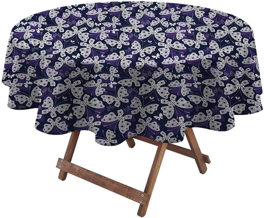 DayDayFun Table Cloth Butterfly Fourth of July Tablecloth