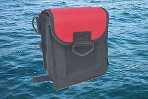 AKM-Scuba Diving Cargo Carying Leg, Strap On Pocket Large Red