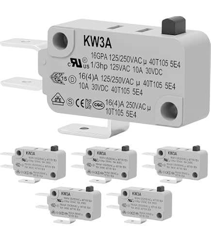 Zippy VK-15 Micro Switch, 2-Pin Normally Closed (NC), 15A 125/250V