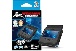 Brook Wingman PS2 Converter - Wireless Version of PS4/3 to PS2/1, Retro Consoles Converter on PS2/ PS1/PS Classic Consoles, f