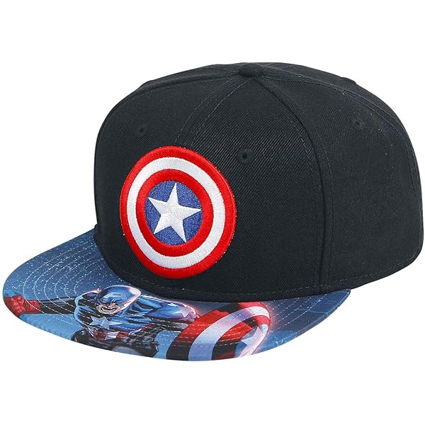 New Era Captain America American Flag Navy Colorway 59Fifty Fitted