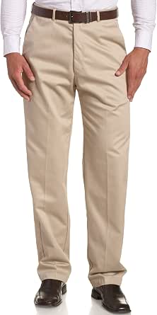 No Iron Flat Front Pant Reg 