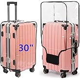 FABUWAY PVC Suitcase Cover - Clear, Transparent, Waterproof & Dustproof - 30"