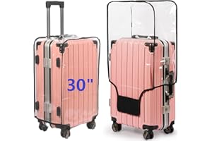 FABULWAY FABUWAY PVC Suitcase Cover - Clear, Transparent, Waterproof & Dustproof - 30"