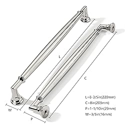 khtumeware 5 Pack 8 Inch(203mm) Polished Nickel