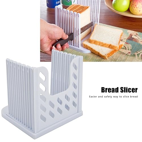 The Neat Bread Slicer a slicing guide which easily cuts even slices