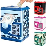 Pup Go Digital Money Box for Kids Cam Blue Password Safe Auto Money Scroll view 1