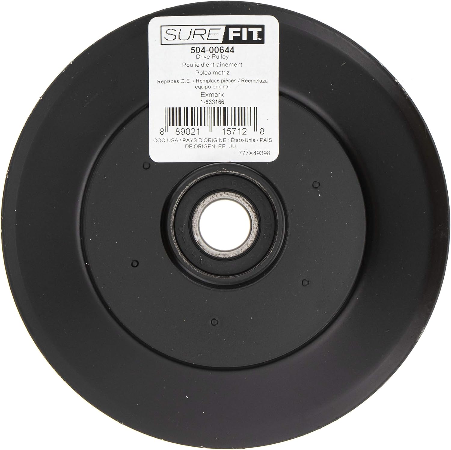 Amazon Com Surefit V Idler Pulley Replacement For Exmark Lazer Z As Lc Xs Toro Z Master Timecutter Zd380 Zd4 Zd530 Garden Outdoor