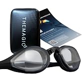 VECTOR Custom Fit Swim Goggles for Men and Women - QR Code Ships by Mail | FINA Approved Antifog, Custom-Fit Racing Swim Goggles for Competitive Swimming, Triathlon, Open Water