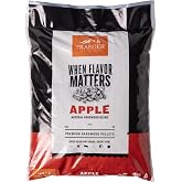Traeger Grills Apple 100% All-Natural Wood Pellets for Smokers and Pellet Grills, BBQ, Bake, Roast, 18 lb. Bag