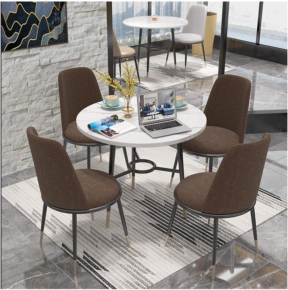 round study table with chairs