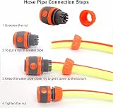 YAAVAAW Garden Hose Connectors Set 4 Quick Connectors 2 in 1 Adapter Taps view 4
