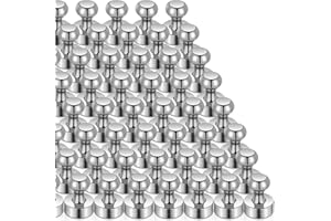 MAGXCENE 50 Pack Fridge Magnets, Small Strong Refrigerator Neodymium Magnets for Whiteboard, Office, Classroom, Kitchen, Adults, Home