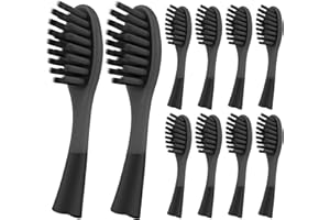 Replacement Toothbrush Heads Compatible with Colgate Keep Charcoal - Soft Brush Heads Compatible with Colgate Keep Manual Too