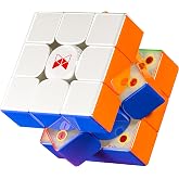 CuberShop QY X Man Tornado V3 M UV Coated (Pioneer with MagLev), 2023 New 3x3 Magnetic Speed Cube, QY Tornado V3 Pioneer UV, 3x3x3 Smooth and Fast Speed Cube, Magic Clothes UV Coated