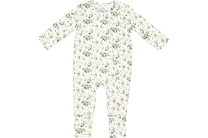 Little Sproutling Magnetic Baby Footed Onesie, Soft Breathable Fabric, Unisex