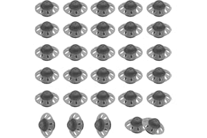 KENKOR 30Packs- Hearing Aid Domes Open Oticon Hearing Aid Domes Middle Size Compatible with Phonak Marvel & Paradise RIC BTE Models SDS 4.0-Black