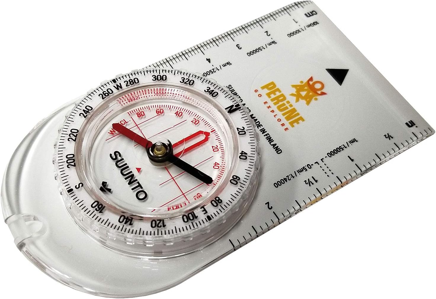SUUNTO A-10 Recreational Field Compass (in Metric Perune White)