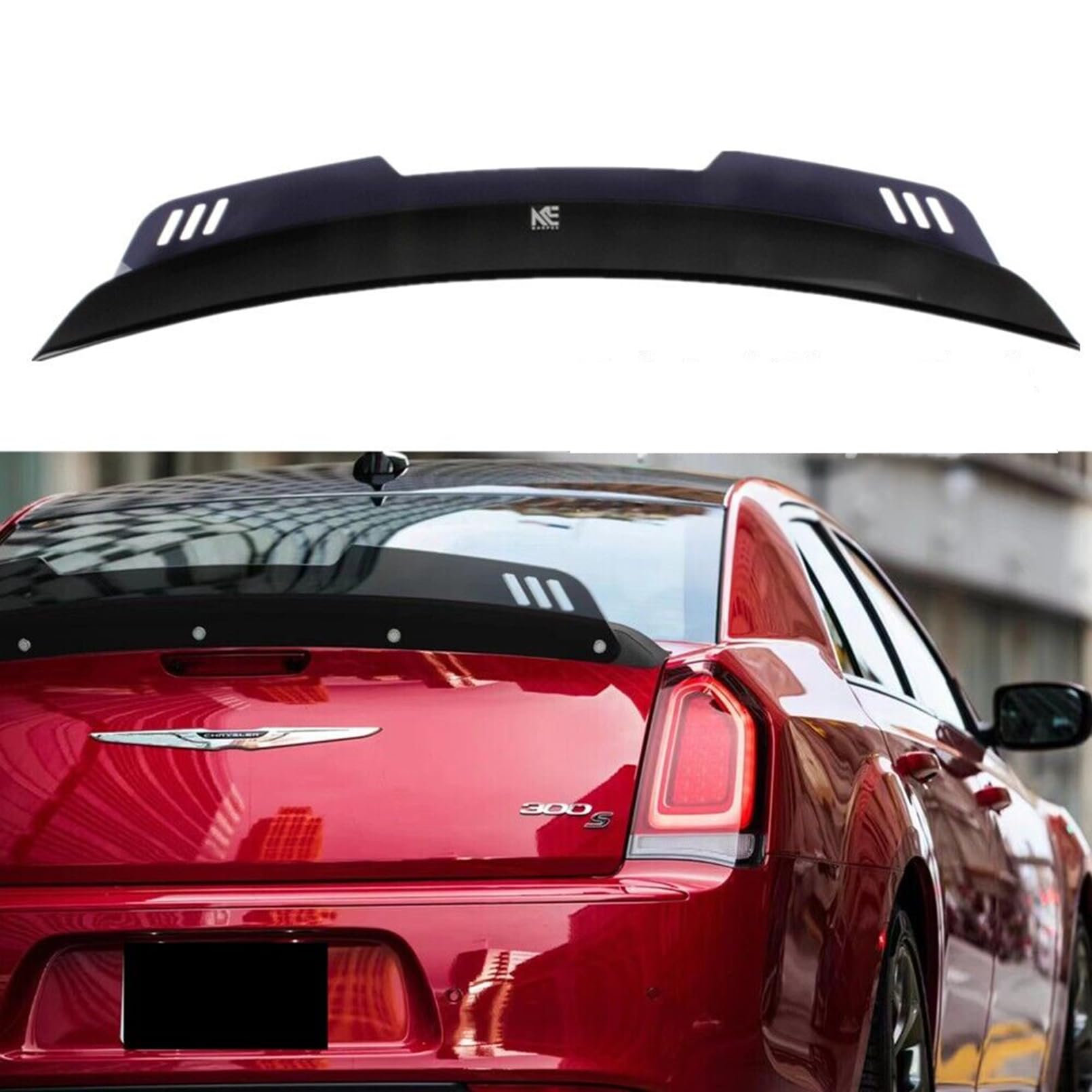Photo 1 of MUTUSAISI Rear Trunk Lip Spoiler Wing Wickerbill Compatible with Chrysler 300 300c 300s 2011-2023 Duckbill Accessories Exterior