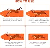 Kensbro Orange Polyethylene Deer Drag Sled | Hunting Fishing Firewood Garden view 7