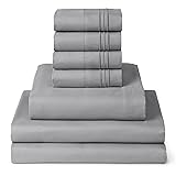 Mellanni Split King Sheet Set - 7-Piece Iconic