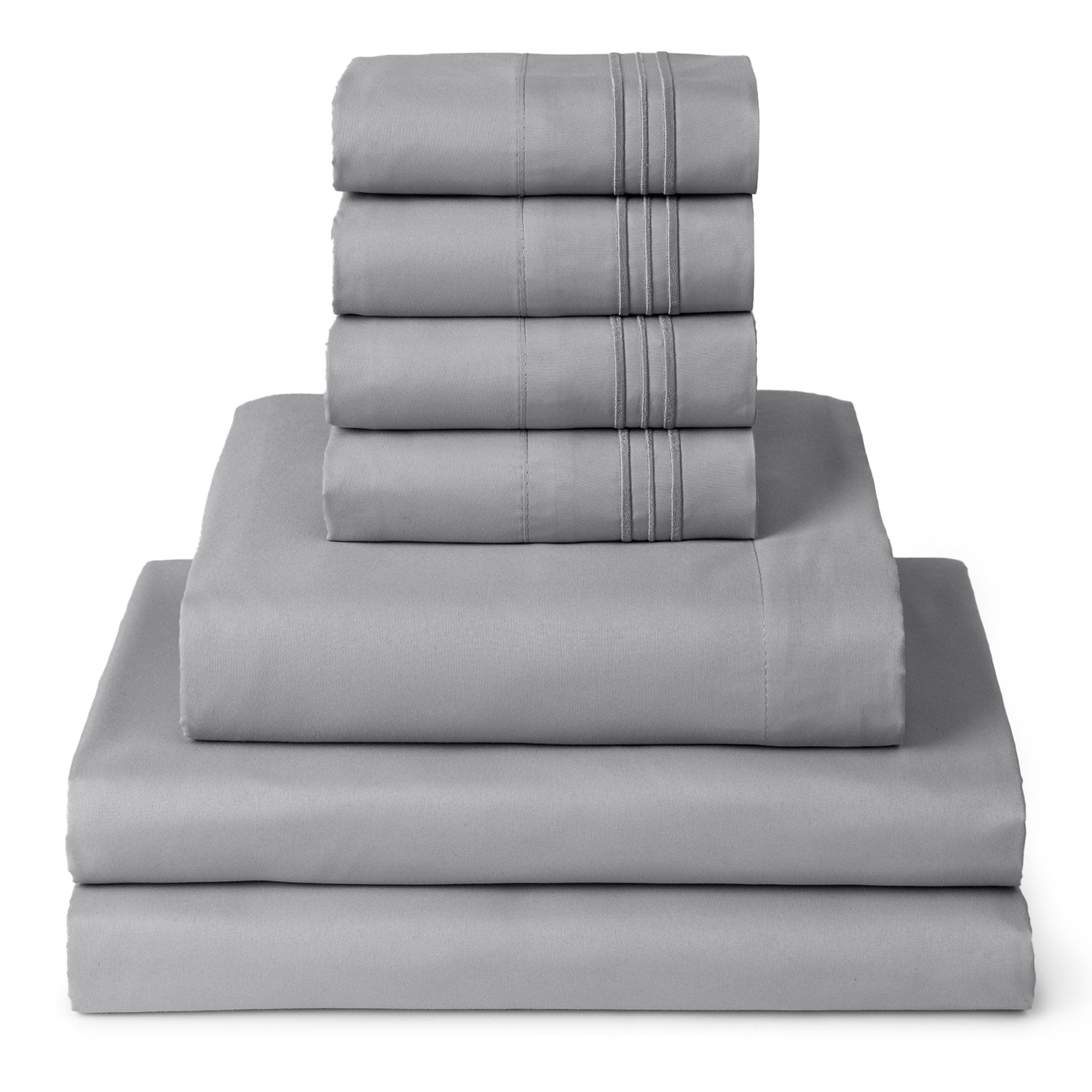Mellanni Split King Sheet Set - 7-Piece Iconic