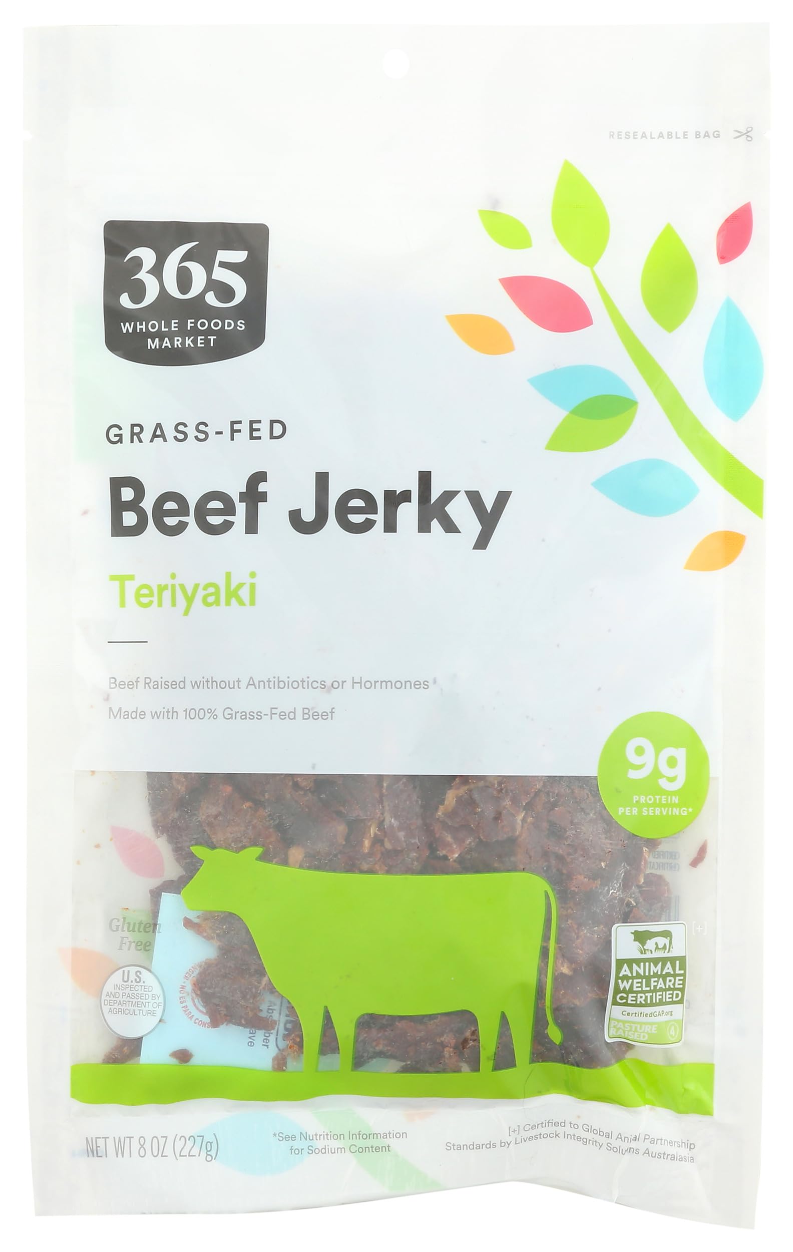 Photo 1 of 365 by Whole Foods Market, Teriyaki Family Size Beef Jerky, 8 Ounce