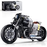 HIGH GODO 1:8 Motorcycle Building Set, Technic MOC Motorcycle Model Kit for Adults, Collectible Cool Toys Gifts for Teens 14+ (508 PCS)