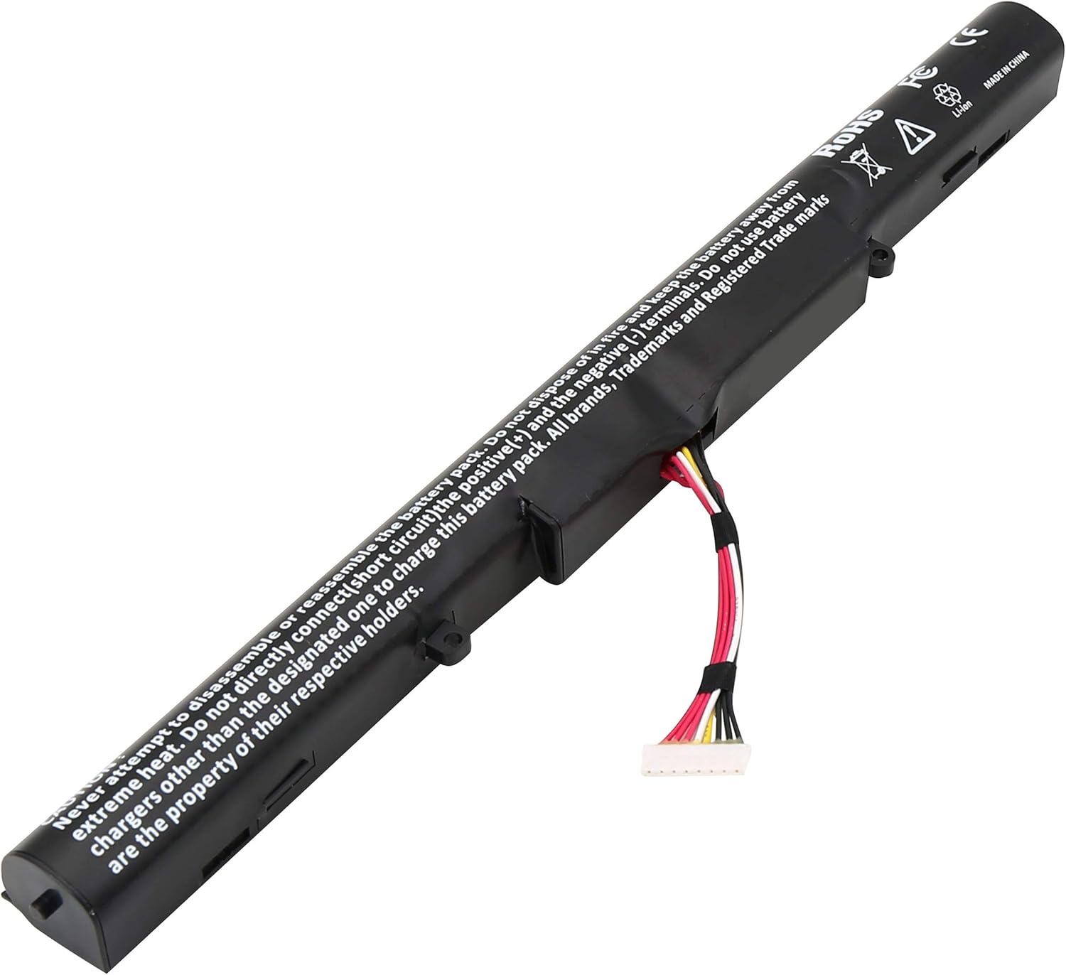 BLESYS N552V N552VW N552VX Battery for ASUS N552VW-FY094T N552VX-FW140T N552VXx-FY106T Series Laptops, Black, Asus N552VX Battery - Image 4