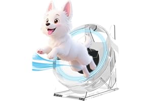 MAGIKERATION 3D Hologram Fan, 4.7'' 3D Holographic Display with Clear Cover Spinner, Perfect for Birthday Parties,Halloween,Christmas,Thanksgiving,Easter