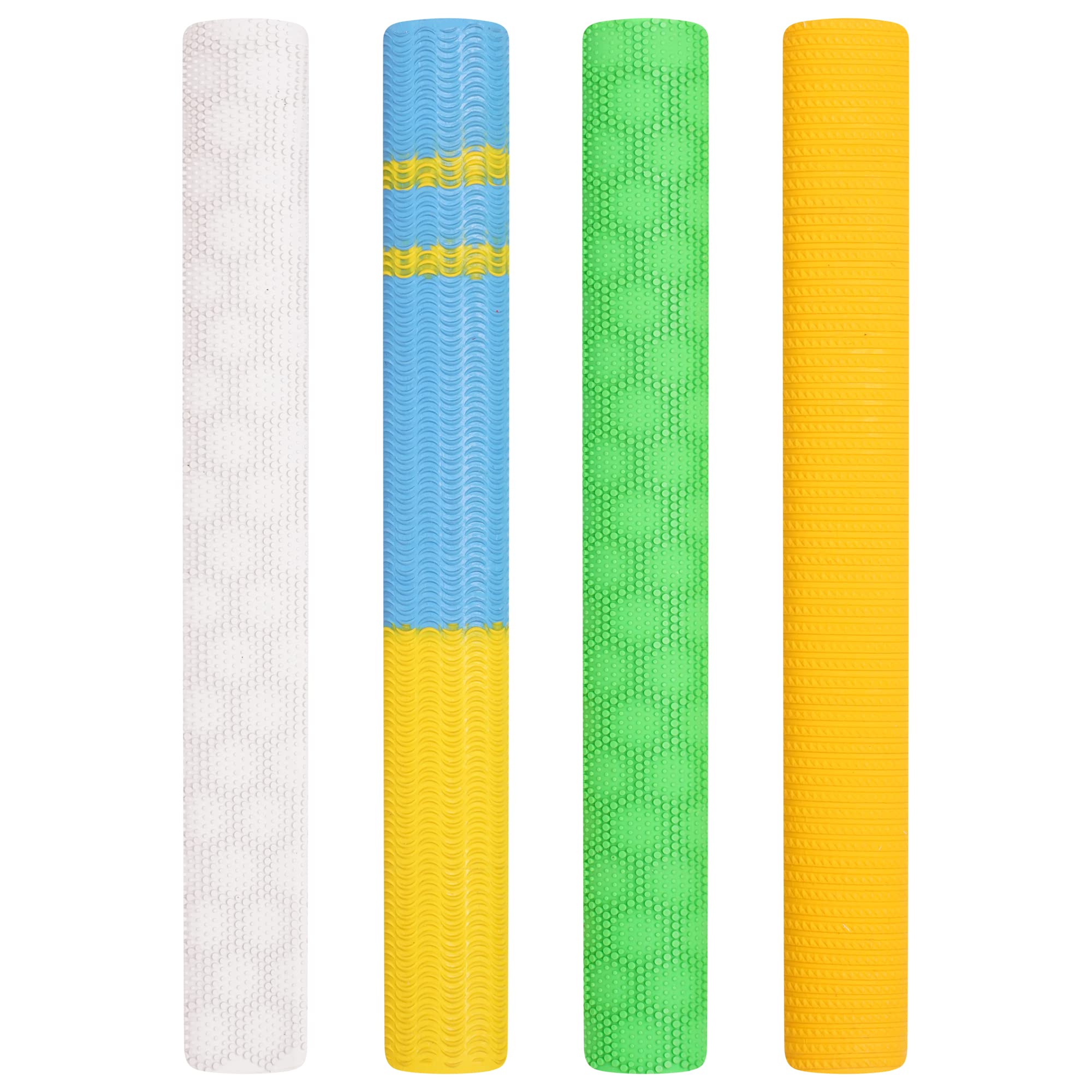 Cricket Bat Grips - Excellent Shock Absorption Bat Durable Rubber Grips with Soft Feel (Multi-patch-2(Pack 4))