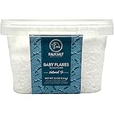 Falksalt - Natural Sea Salt Flakes, Light & Crunchy Gourmet Sea Salt Flakes for Cooking, Baking, & Finishing (3.3 lb)