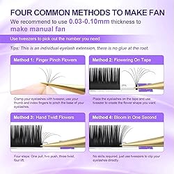 NAGARAKU Eyelash Extensions Individual Lashes